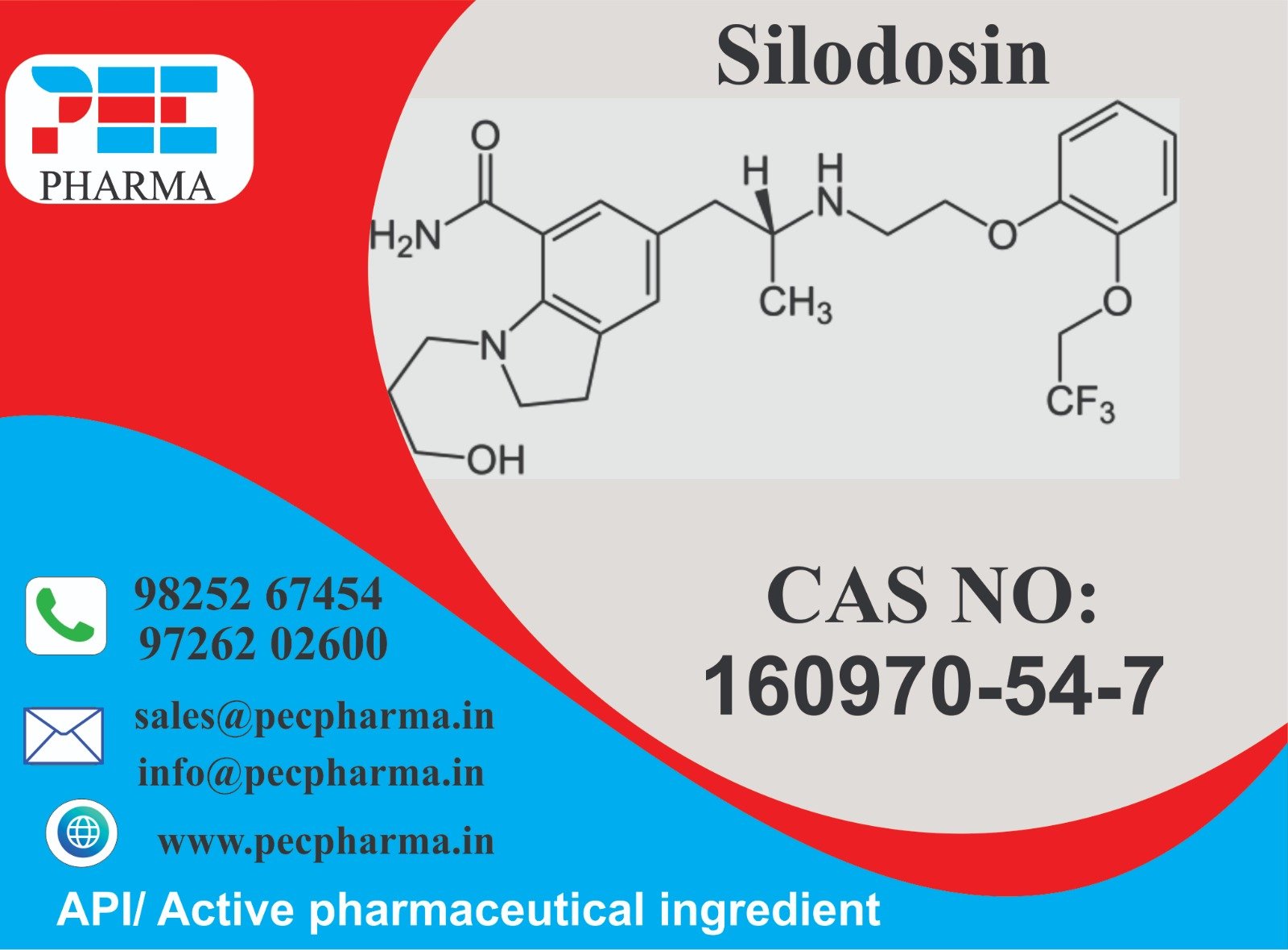 Silodosin API Chemical Structure